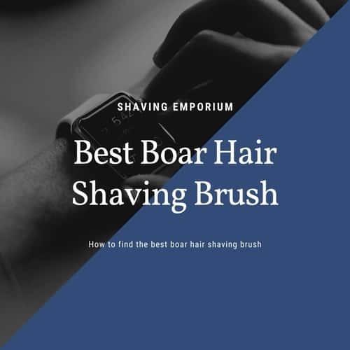 boar hair shaving brush
