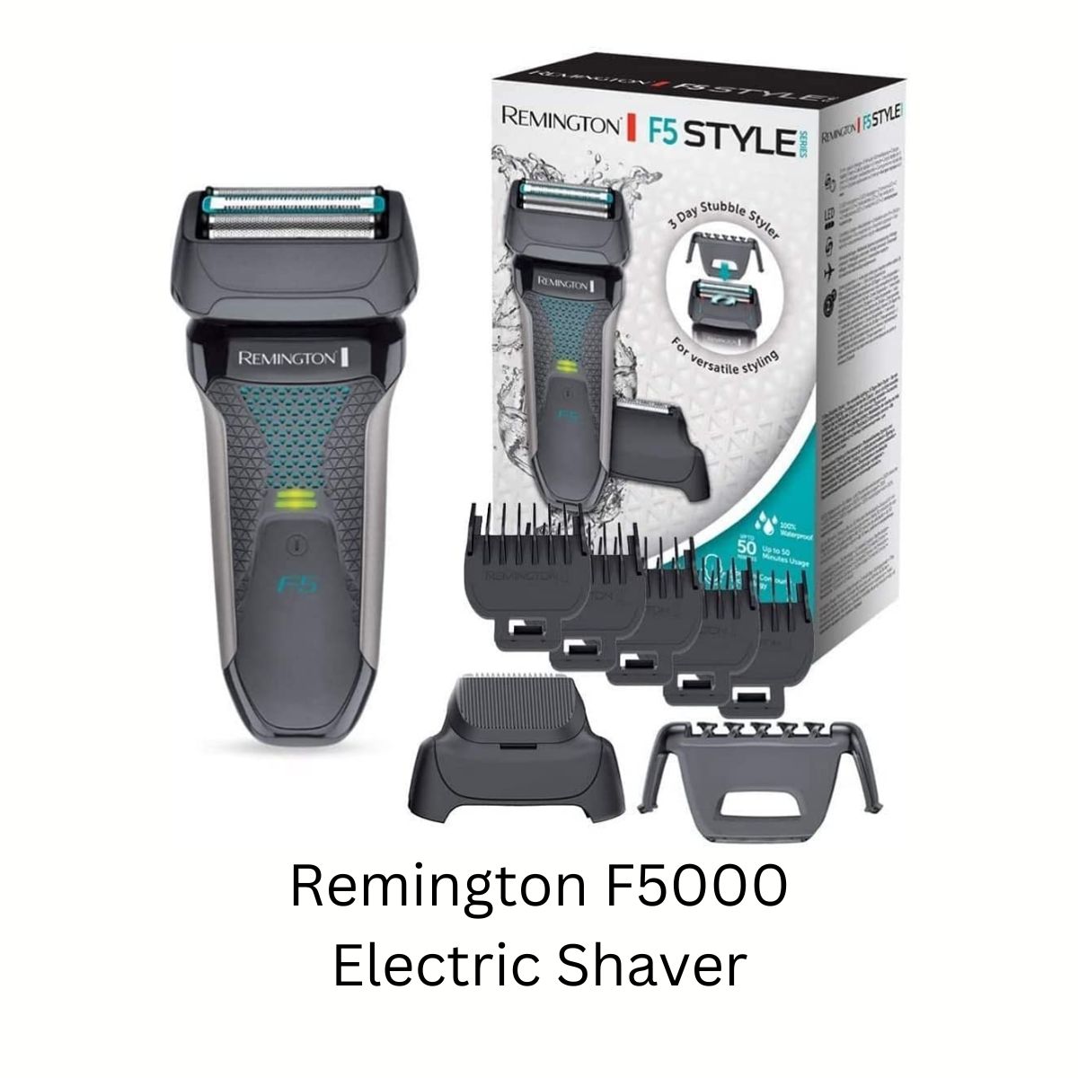 Remington F5000 electric shaver with presentation box