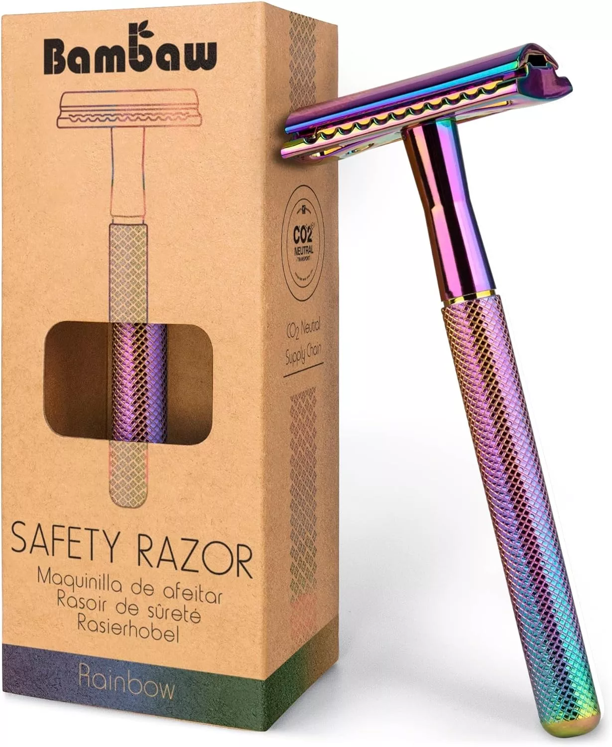Metal safety razor from Bambaw brand