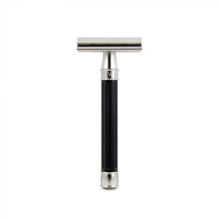 3ONE6 Stainless Steel Anodised Black DE Safety Razor