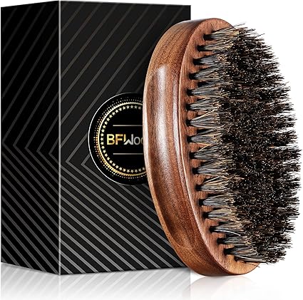 BFWood Round Beard Brush
