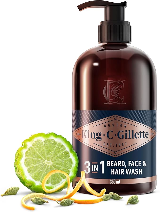 King C Gillette Beard & Face Wash