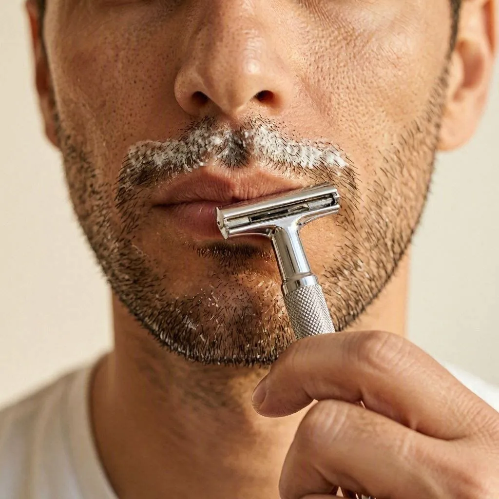 How to Shave Your Upper Lip With a Safety Razor (UK Guide)
